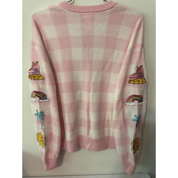 BARBIE HOT TOPIC MOVIE CARDIGAN small AND PLUSH PURSE - Picture 3 of 8